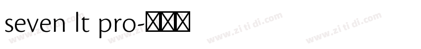 seven lt pro字体转换